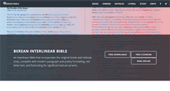 Desktop Screenshot of interlinearbible.com