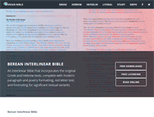 Tablet Screenshot of interlinearbible.com